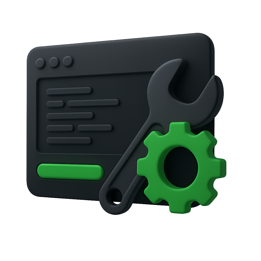 Support and maintenance illustration