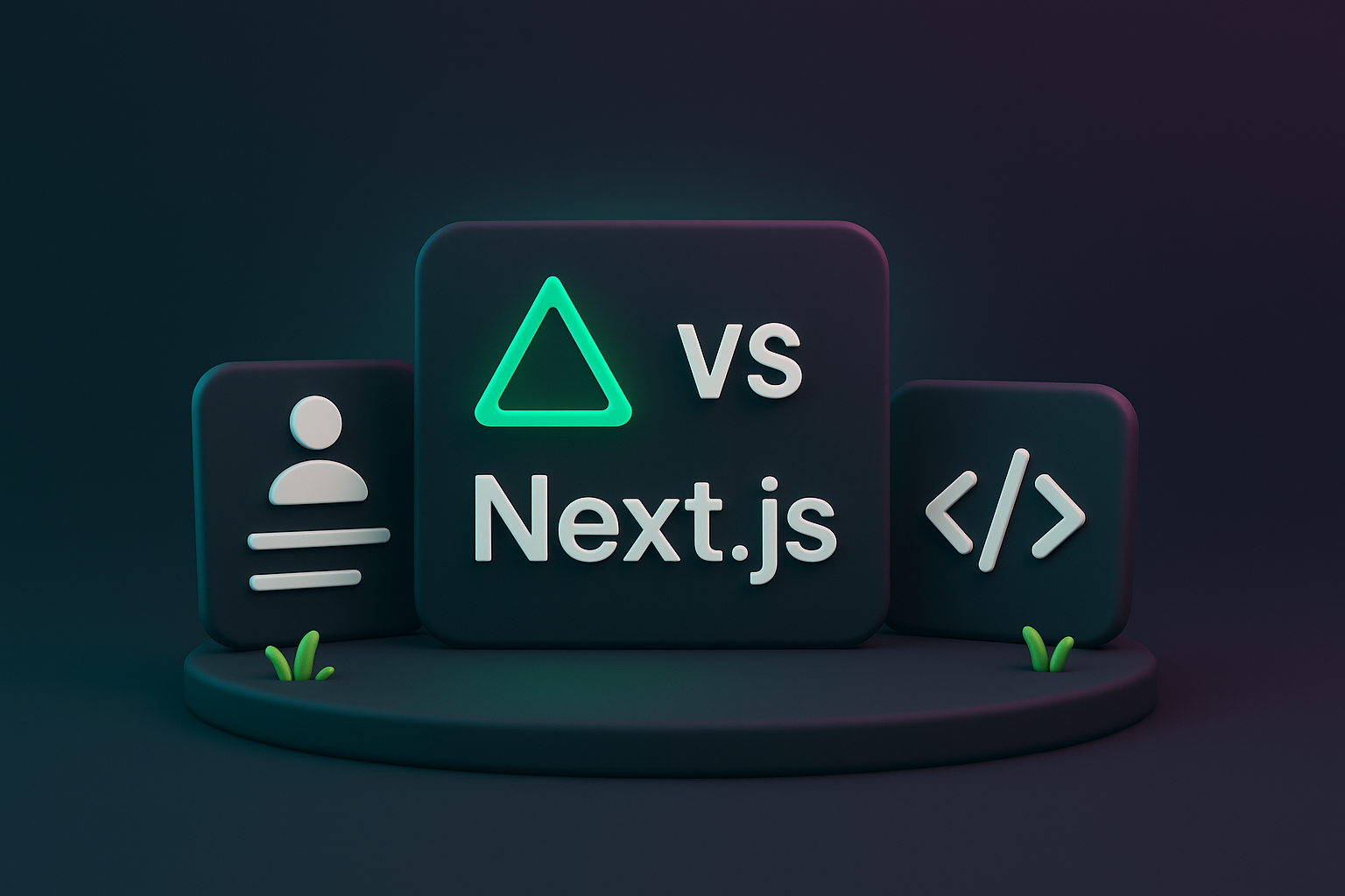 Developer working on web frameworks comparison
