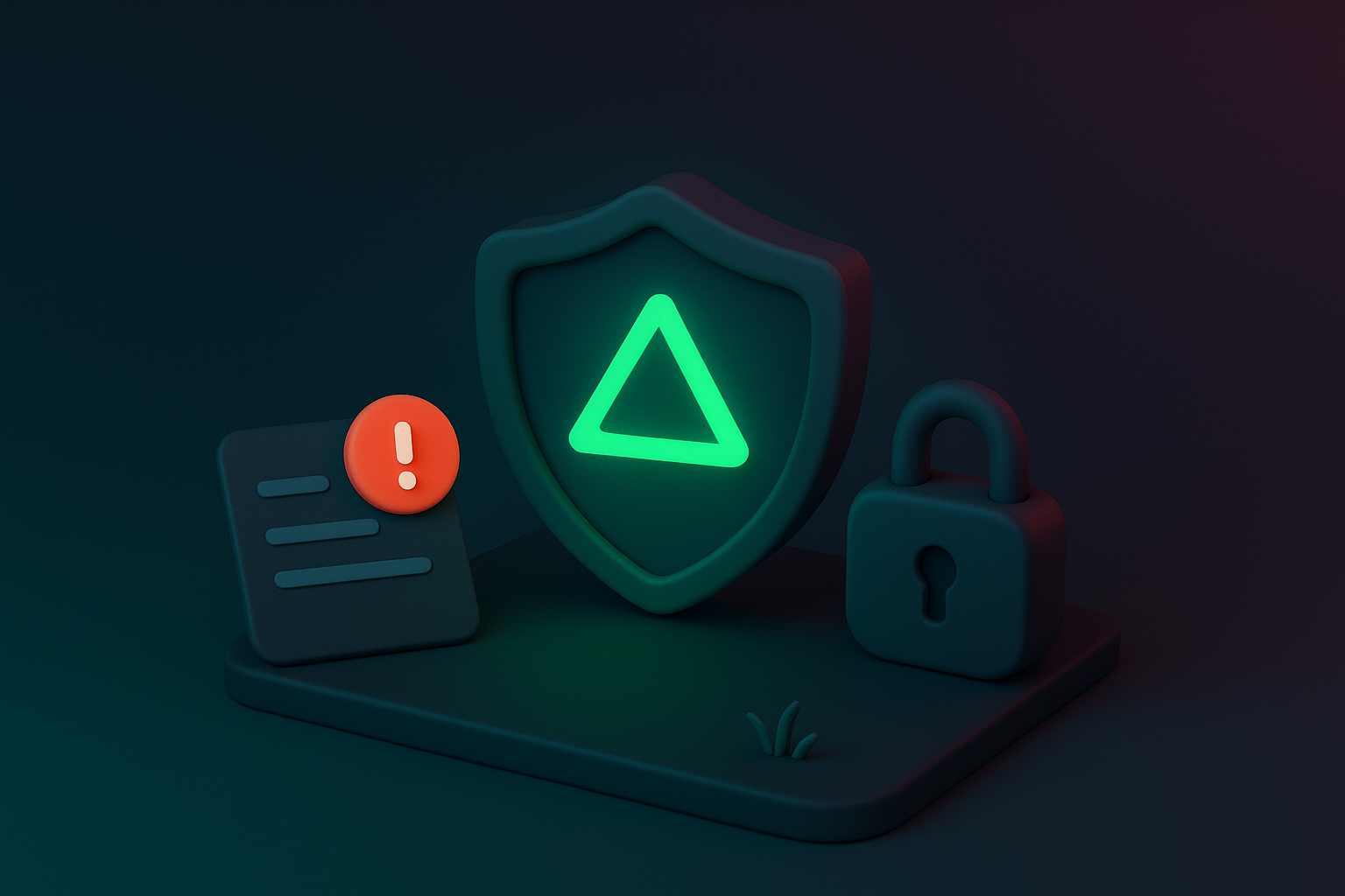 Abstract security technology background