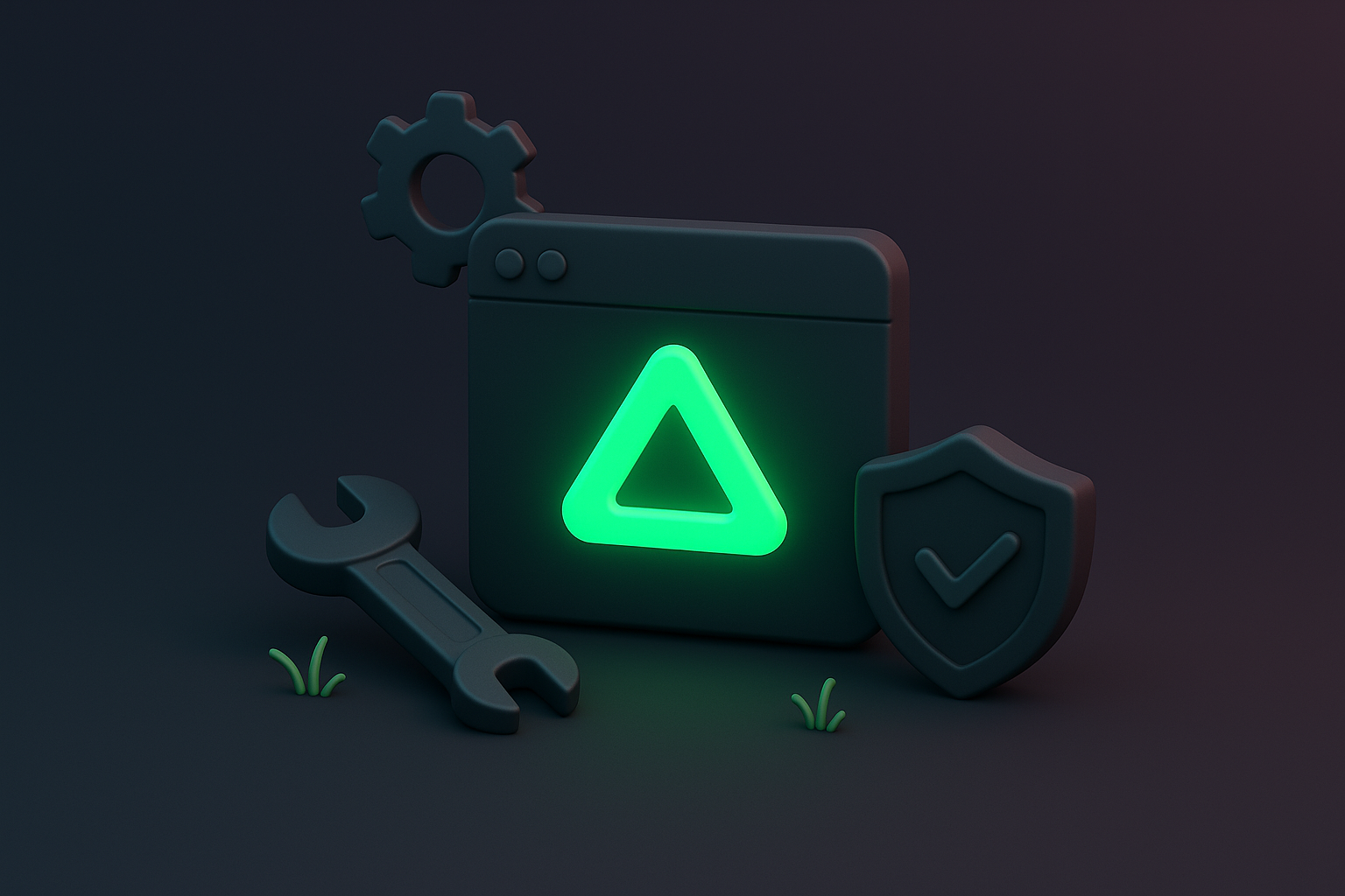 Developer working on Nuxt.js maintenance and monitoring