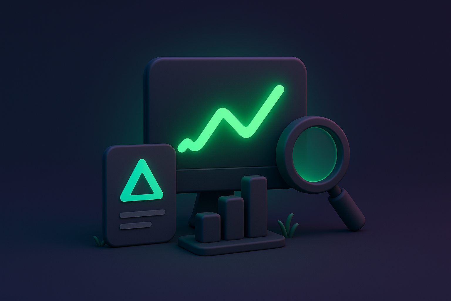 Dashboard displaying observability metrics and logs